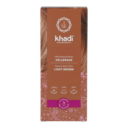 Tintura naturale color castano chiaro, Khadi, 100 g