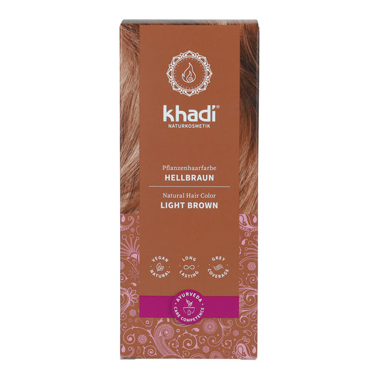 Teinture naturelle couleur châtain clair, Khadi, 100 g