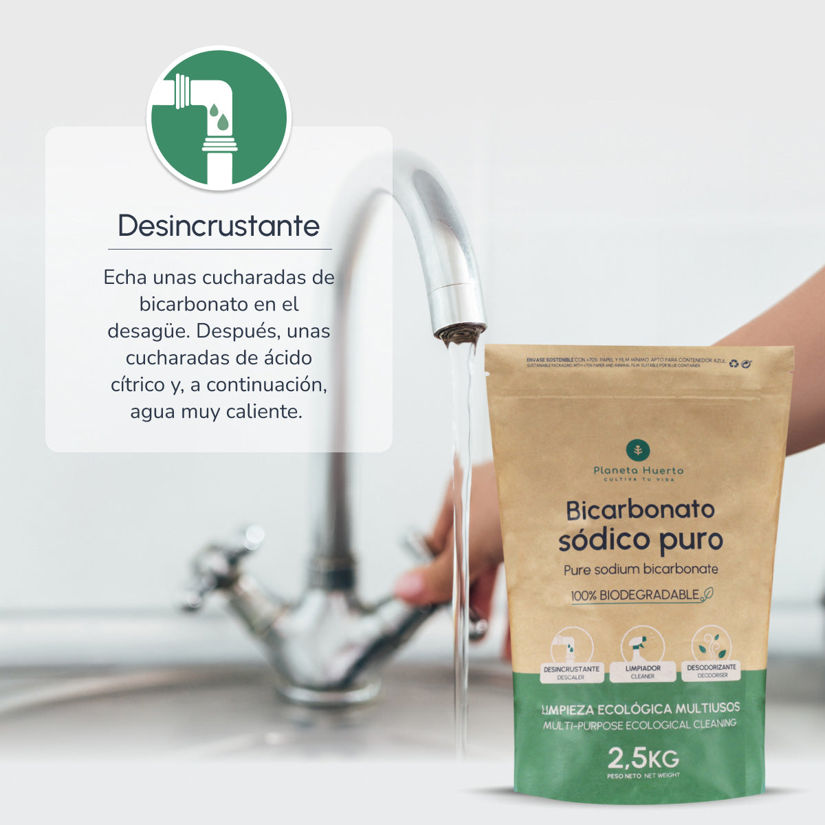 Natriumbicarbonaat Planeta Huerto 1 kg