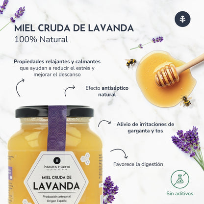 Raw Lavender Honey Planeta Huerto 500 g