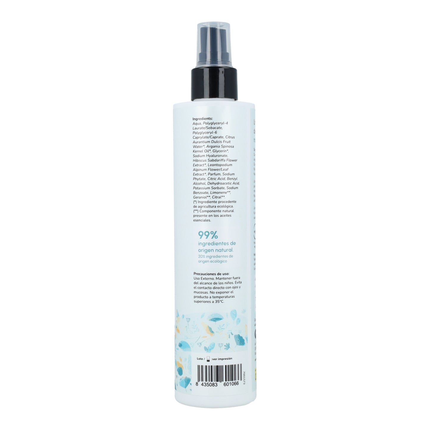 Hyaluronic acid cleansing micellar water Planeta Huerto 250 ml