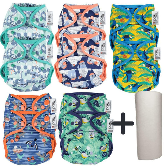 Lot de 10 attaches Pop-in