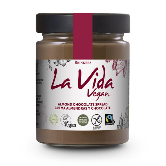 Vegane Schokoladen-Mandelcreme La Vida Vegan, 270 g