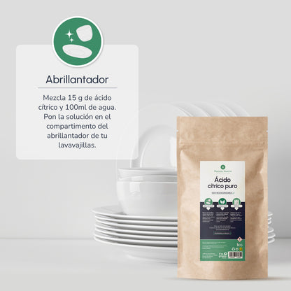 Confezione 3xAcido citrico Planeta Huerto 1 Kg