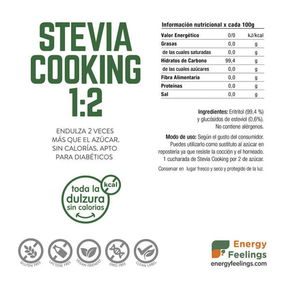 Stevia-Kochsalz 1:2 Energiegefühl 200 g