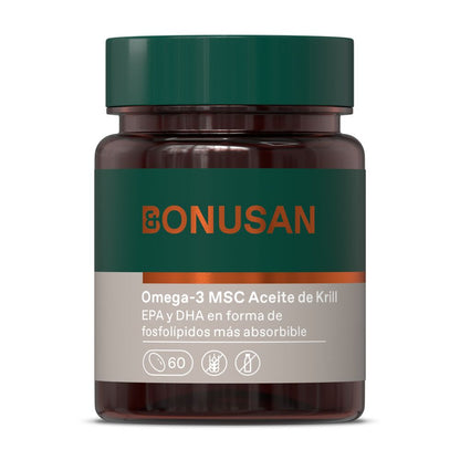 Omega-3 MSC Krillolie Bonusan 60 capsules