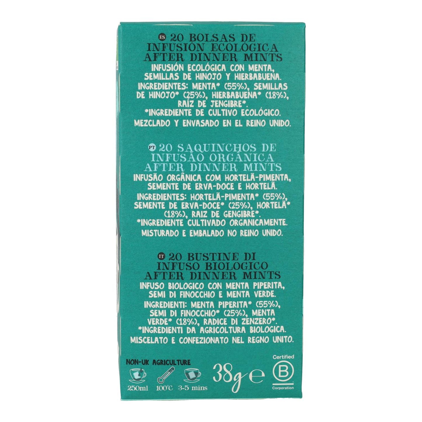 Herbata na wieczór Bio Cupper 20 torebek