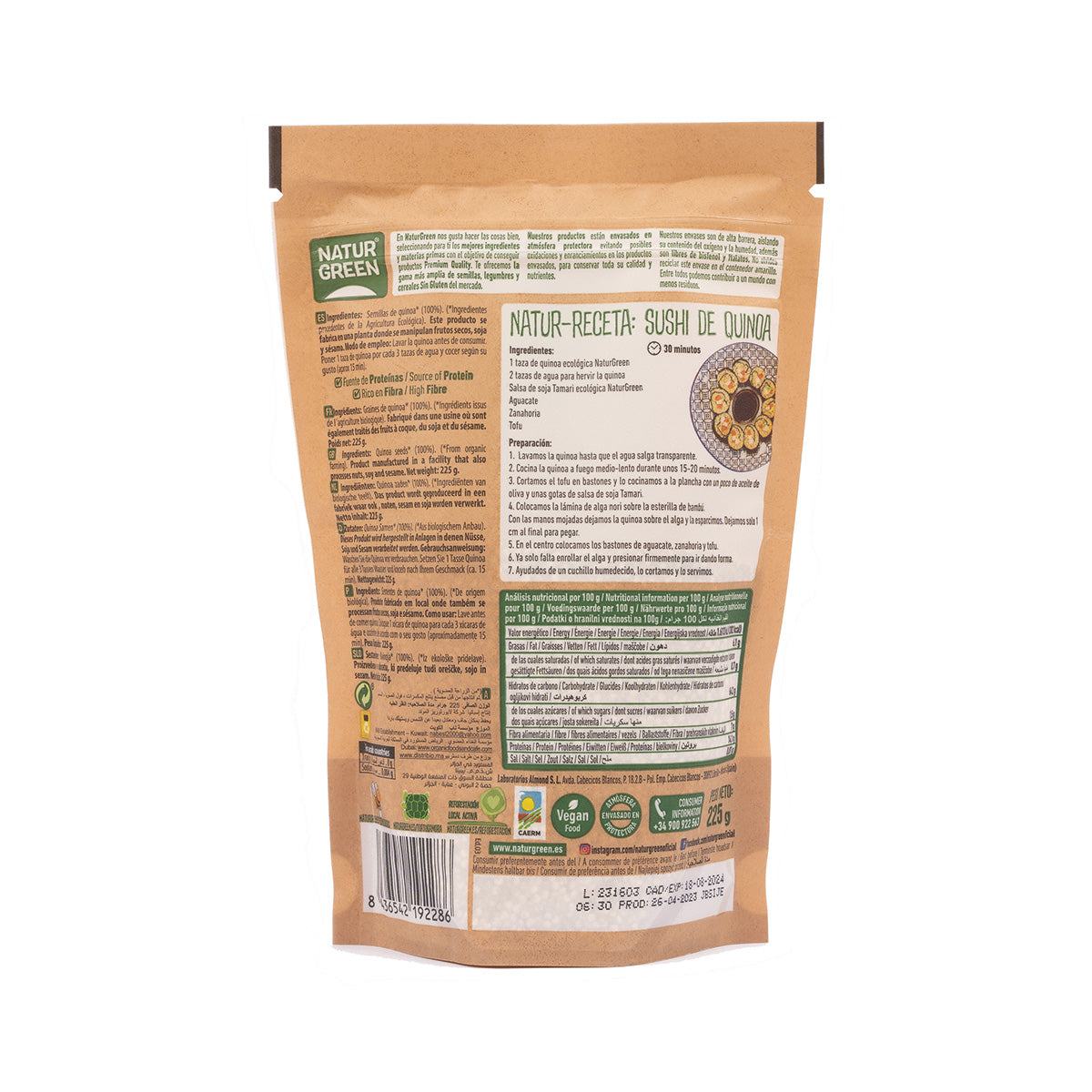 Komosa ryżowa NaturGreen 225 g