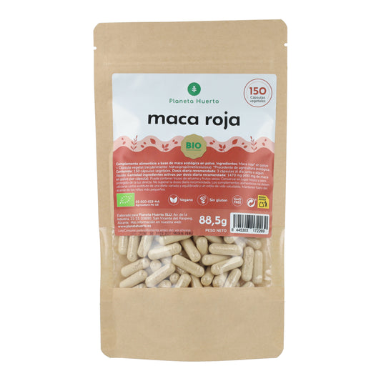 Bio Rote Maca Bio Rote Maca Planeta Huerto 150 Kapseln