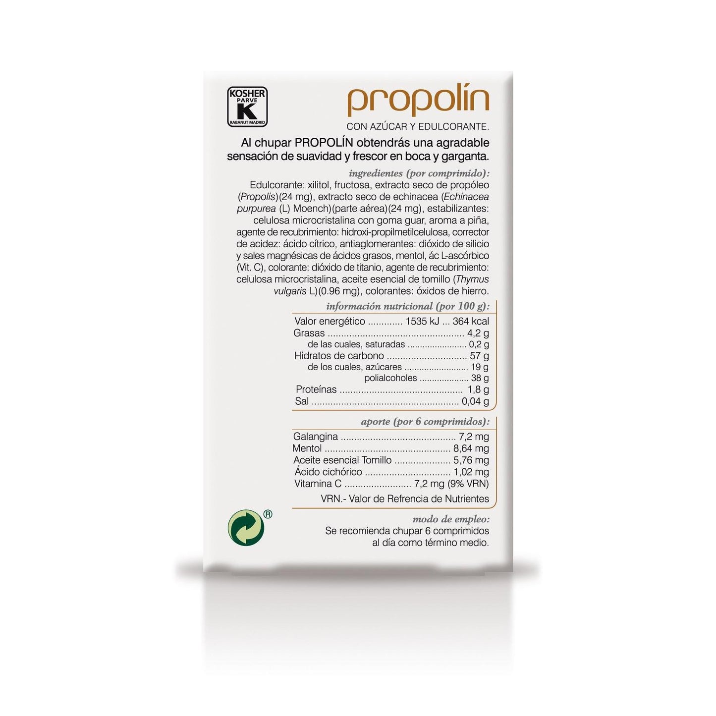 Propolín Soria Natural 48 comprimidos