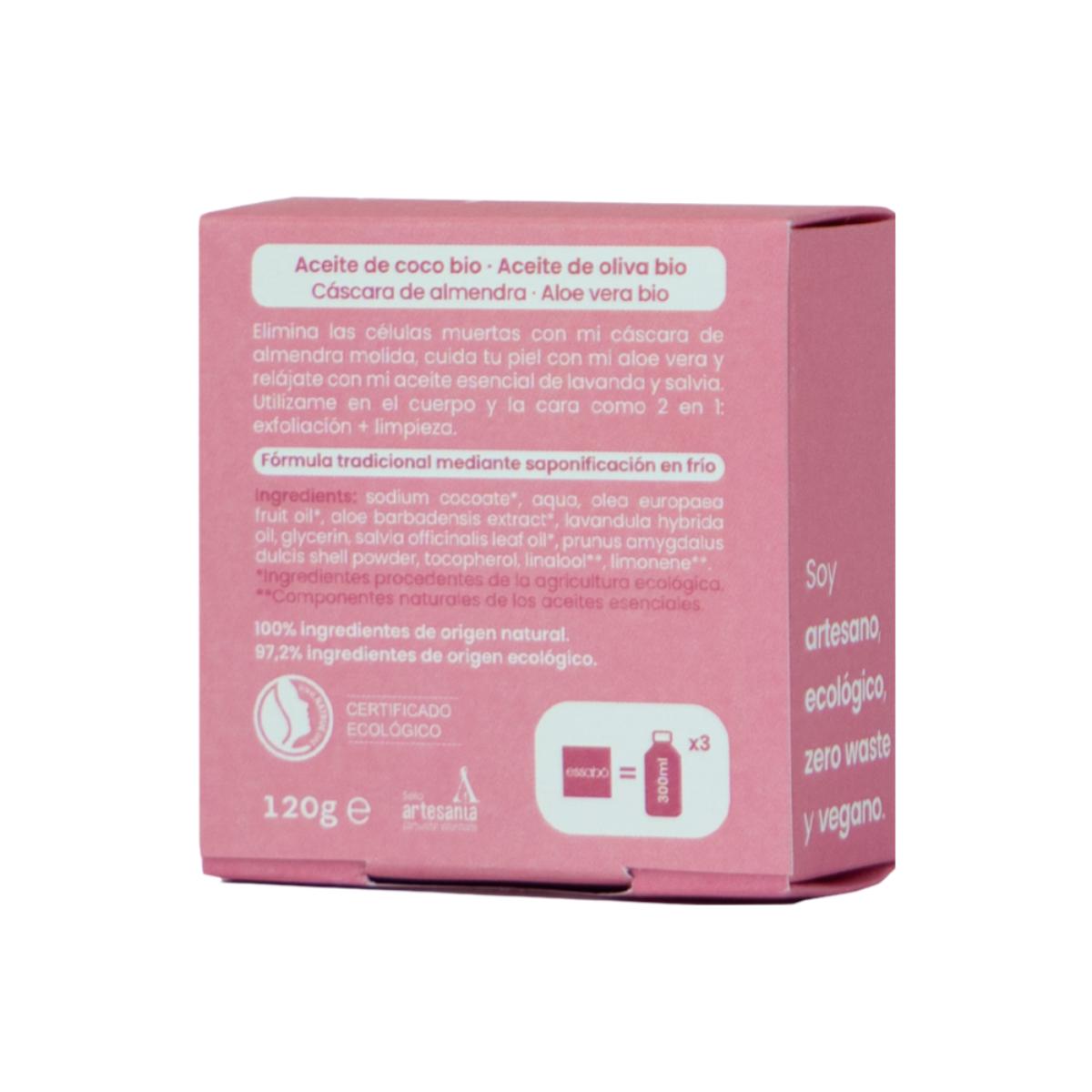 Savon exfoliant écologique, 120 g Essabó