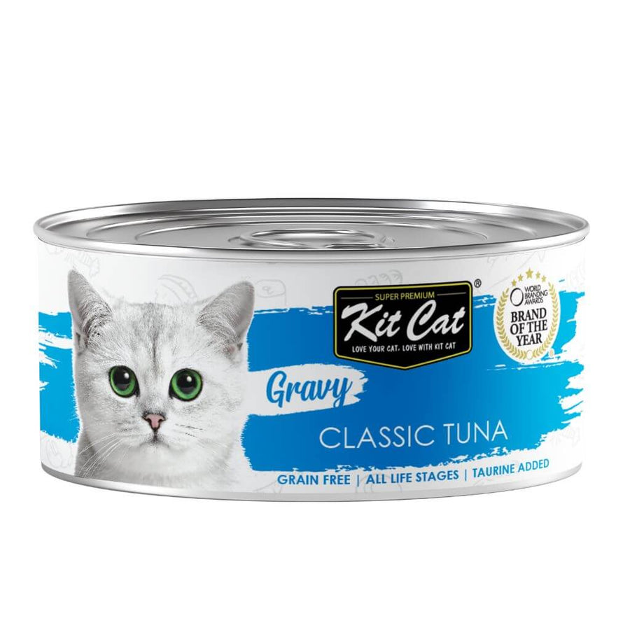 Kit Cat Blik Gravy - Tonijn Classic 70 g Natvoer voor katten in saus