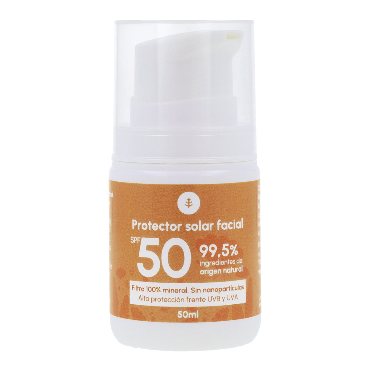 100 % mineralisk solkräm för ansiktet SPF50 Planeta Huerto 50 ml