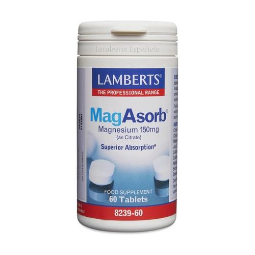 MagAsorb Magnez biodostępny - Lamberts, 60 tabletek