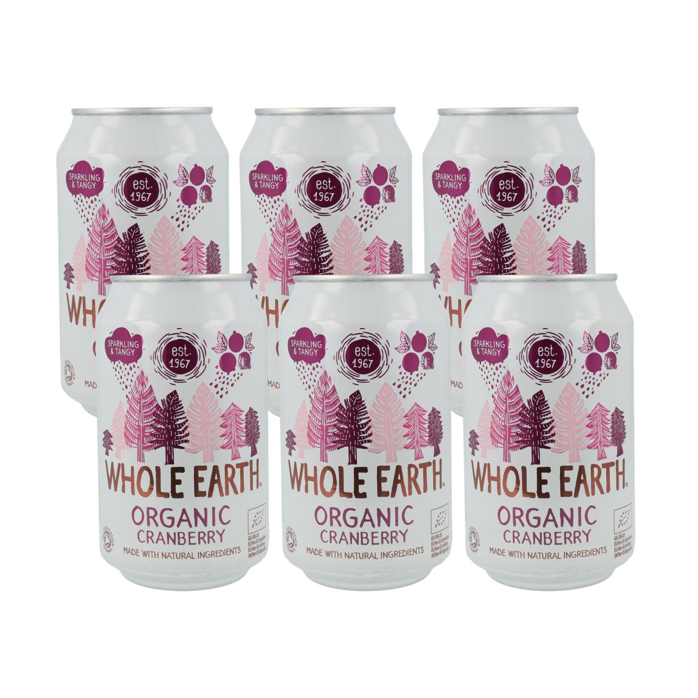 6er-Pack Bio-Heidelbeergetränke, 330 ml. Whole Earth