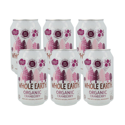 6er-Pack Bio-Heidelbeergetränke, 330 ml. Whole Earth