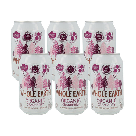 6er-Pack Bio-Heidelbeergetränke, 330 ml. Whole Earth