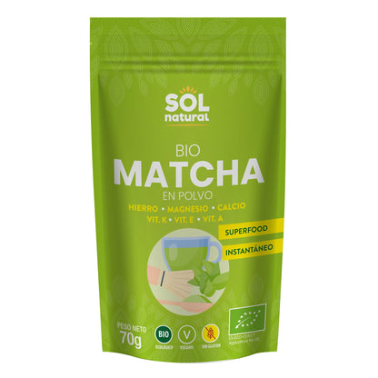 Sol Natural Matcha Tea Powder 70 g