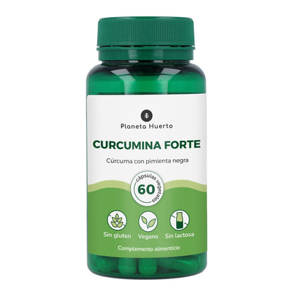 Curcumin forte turmeric with black pepper Planeta Huerto 60 vegetable capsules