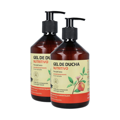 Pack 2x Gel douche nourrissant pour tous types de peaux Oma Gertrude 500 ml