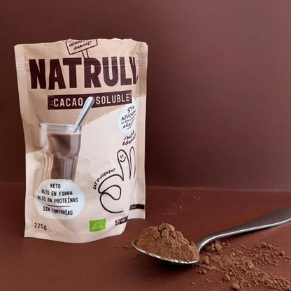 Cacao soluble BIO riche en protéines Natruly 225 g
