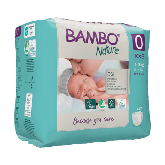 Bambo Nature nappies T0 (1-3 kg) 24 units