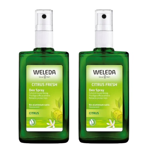 2er-Pack Citrus-Deodorant, Weleda, 100 ml