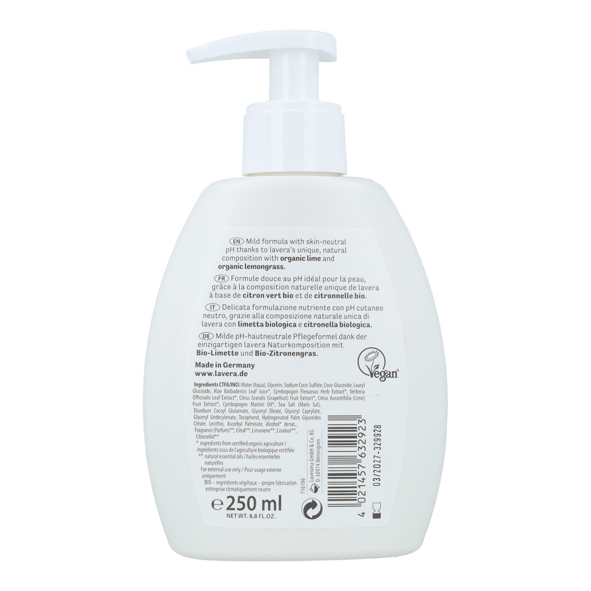 LAVERA Fresh Lime Hand Soap Refill 500 ml