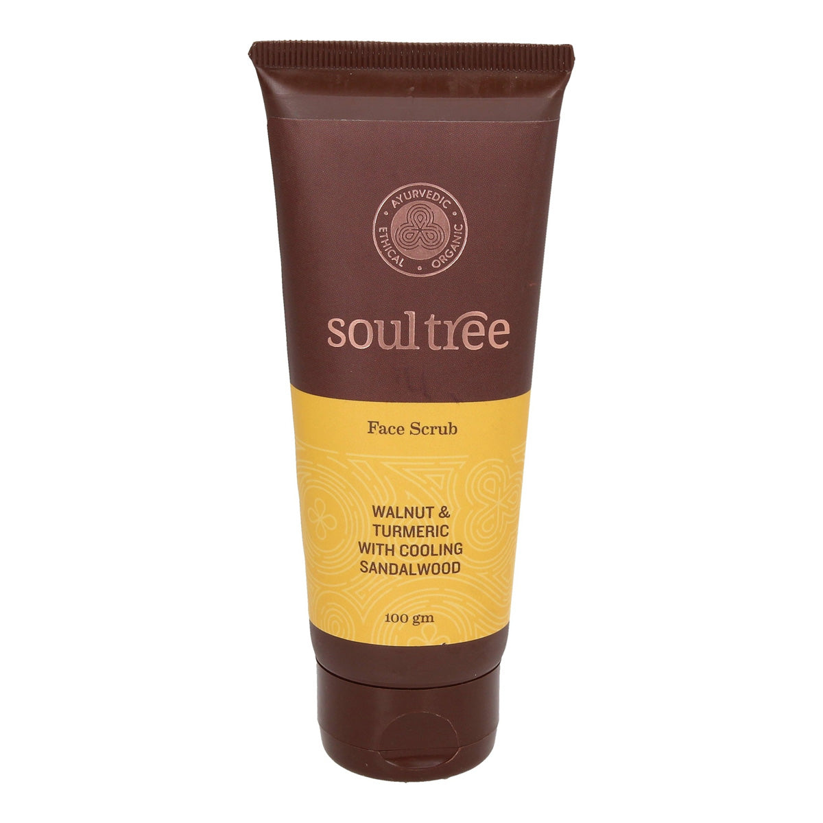 Exfoliante facial con Nuez, Cúrcuma y Sándalo La Rueda Natural 100 g