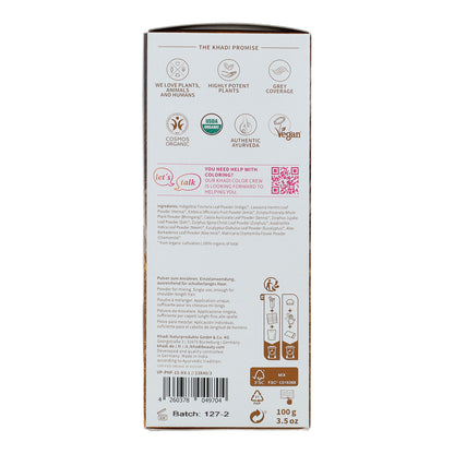 2x-pakket Natuurlijke haarkleurstof goudbruin Khadi 100 g