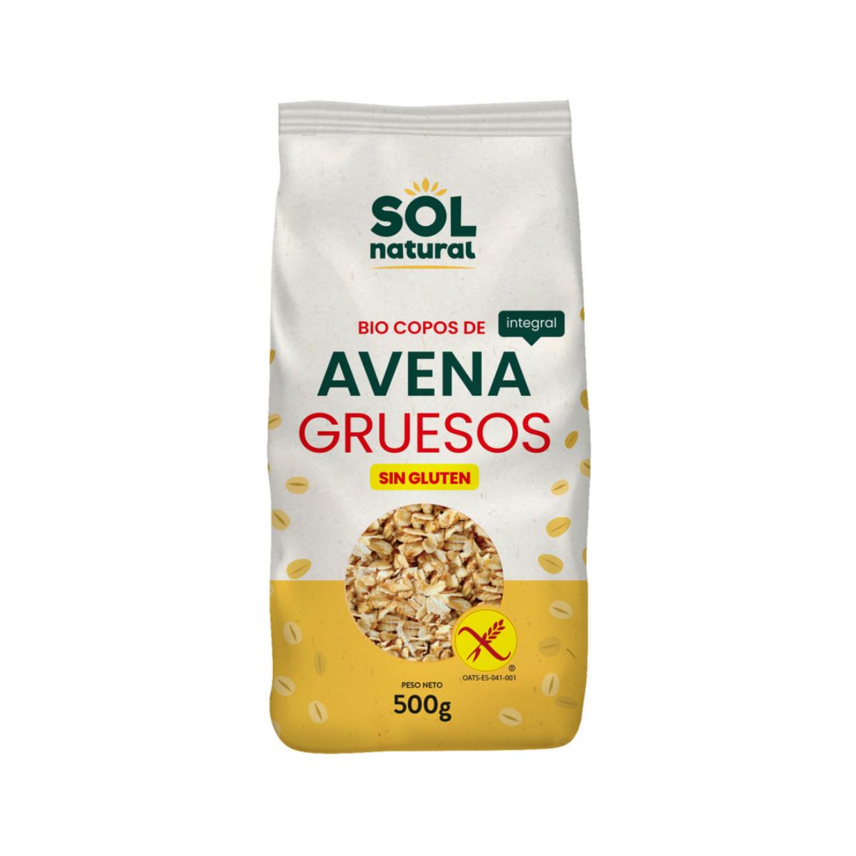 Sol Natural Organic Gluten-Free Thick Oat Flakes 500 g