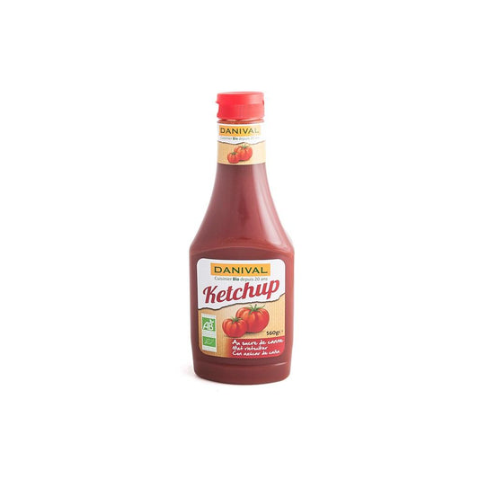 Danival cane sugar ketchup, 560 g