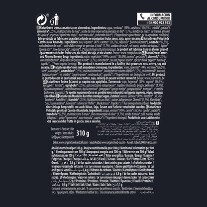 Crème de carottes Naturgreen aux amandes, 310 g