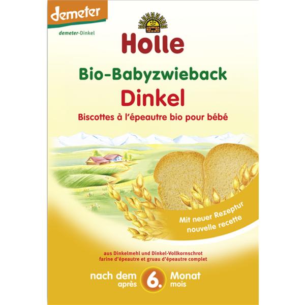 Fette biscottate biologiche di farro per bambini Holle, 200 g