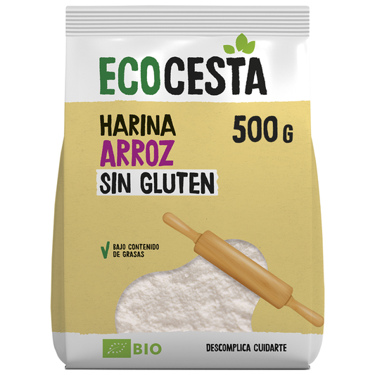 Organic Rice Flour, 500 g Ecocesta