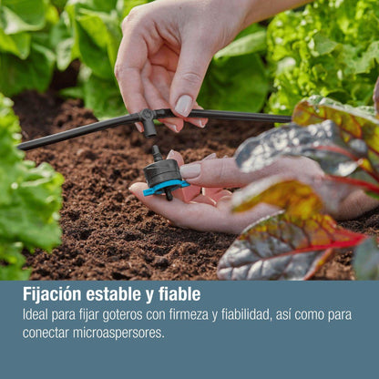 T-Verbindungsstück für Sprühdüsen/Tropfköpfe der Endleitung 4,6 mm (3/16") x5 Microdripsystem Gardena