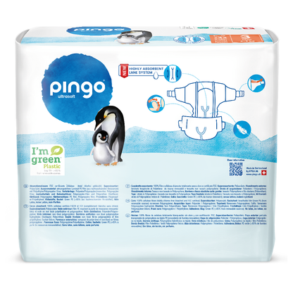 Couches T3 (4-9 kg) Pingo 44 unités