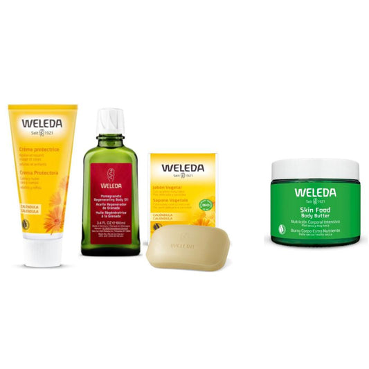 Pack spécial Soin et hydratation totale + cadeau Body Butter Weleda