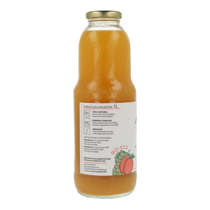 Cal Valls Bio-Pfirsich- und Traubensaft 1 Liter