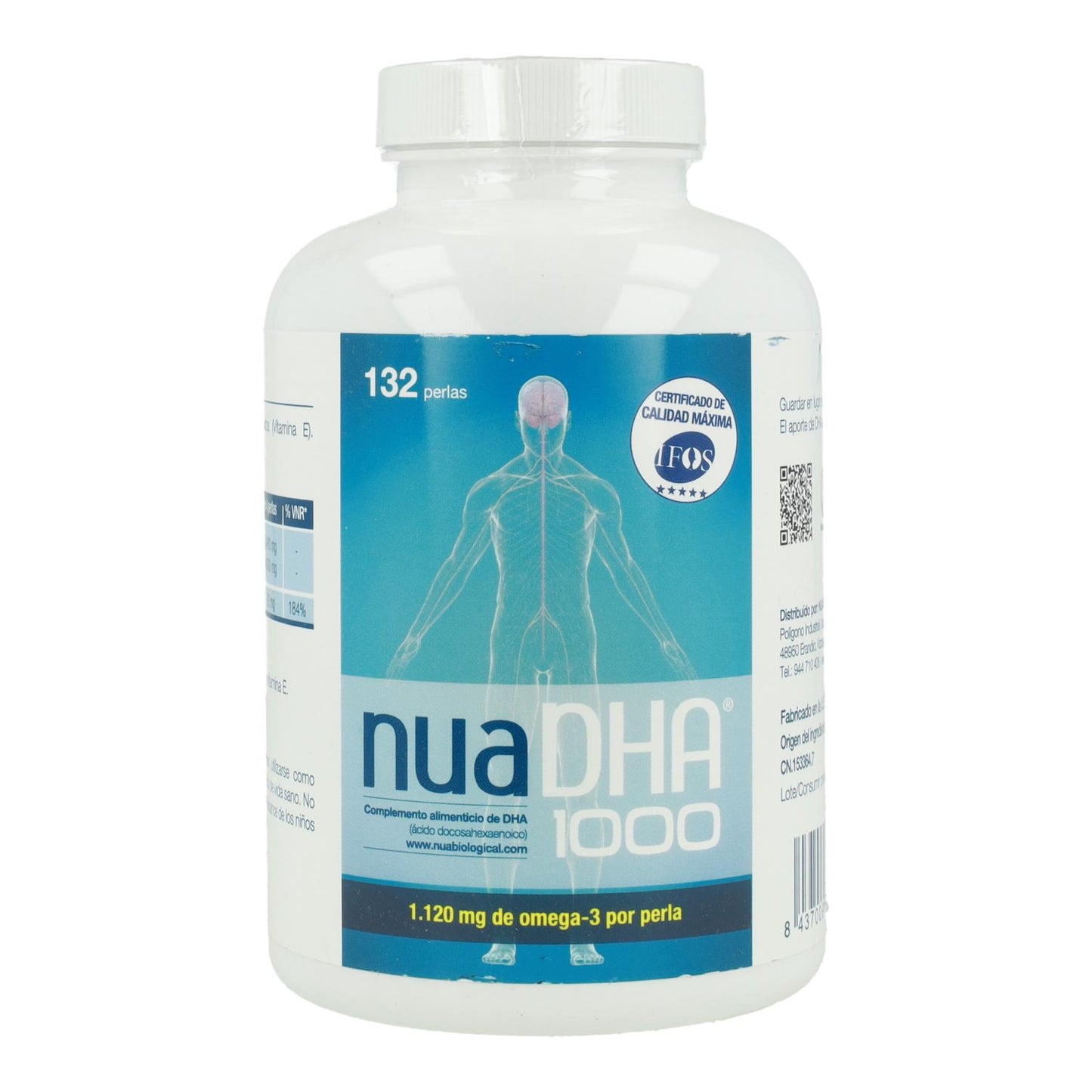NuaDHA 1000 Laboratoires Nua 132 perles