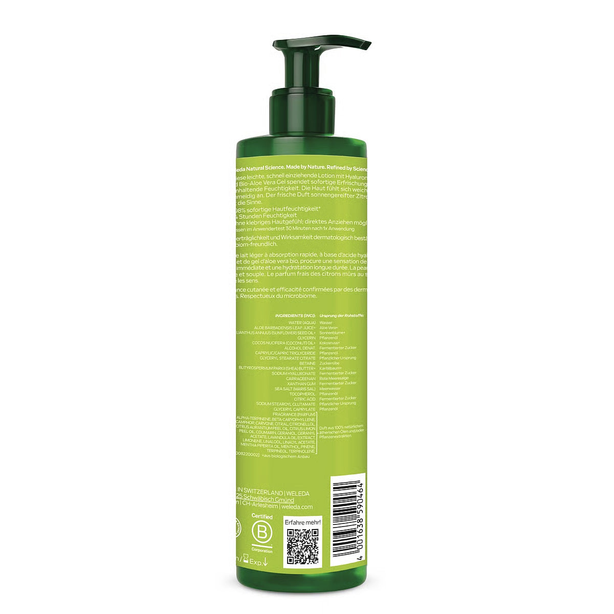 Lait corporel aux agrumes Weleda 250 ml
