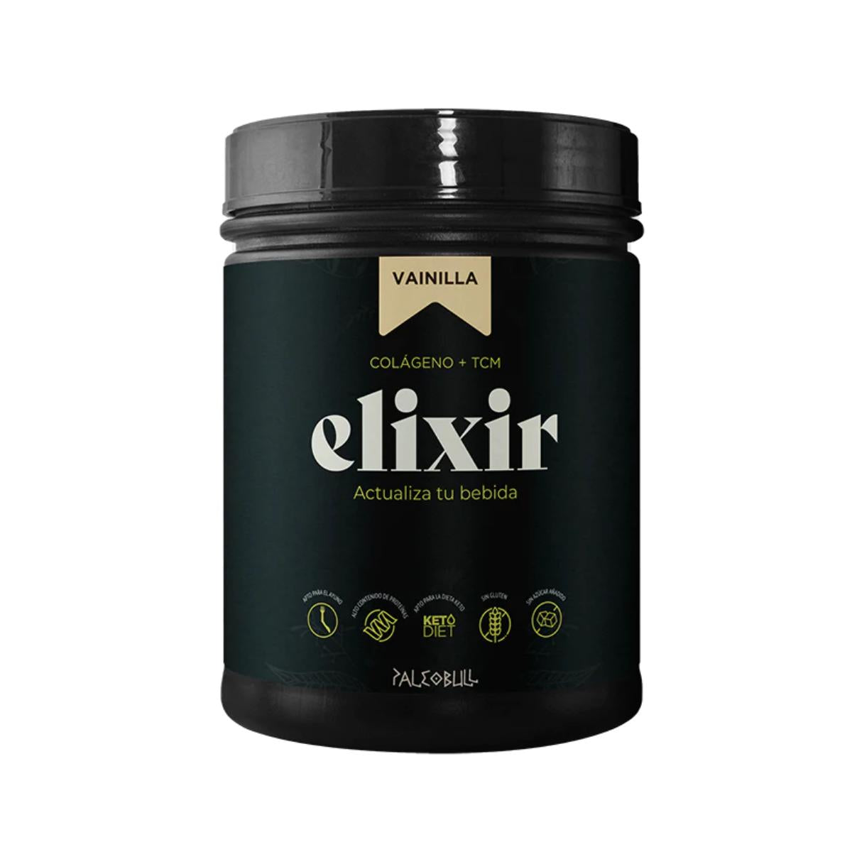 Elisir: Collagene + Olio TCM, 450 g Paleobull Elisir Vaniglia 450 g