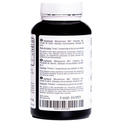 Vitamin K2 MK7 200 mcg 240 vegane Tabletten Hivital