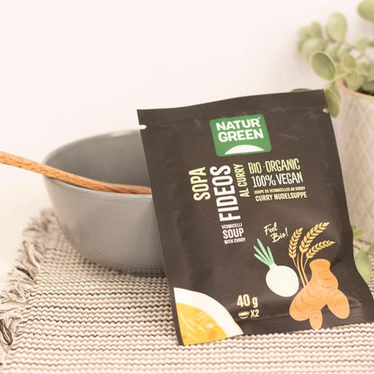 Soupe de nouilles au curry Naturgreen, 40 g