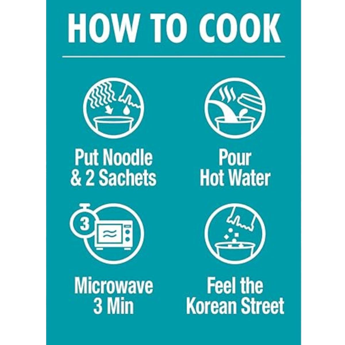 Instantnudeln, Ra Udong, scharf, Korean Street 215 g