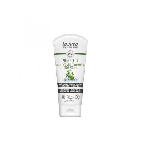 Lichaamsscrub met groene koffie en rozemarijn BIO, Lavera 200 ml