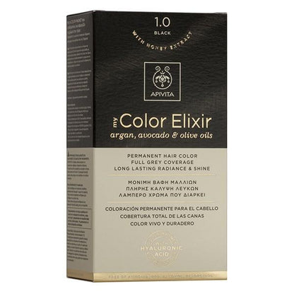 Tinta My Color Elixir N1.0 Nero Apivita