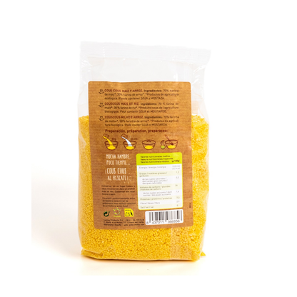 Cous cous di mais e riso BIO senza glutine Zealia 375 g
