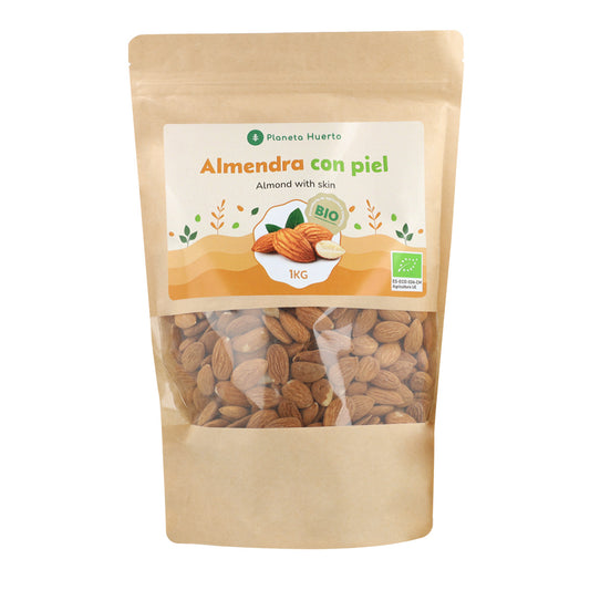 Naturliga mandlar med skal ECO Planeta Huerto 1 kg