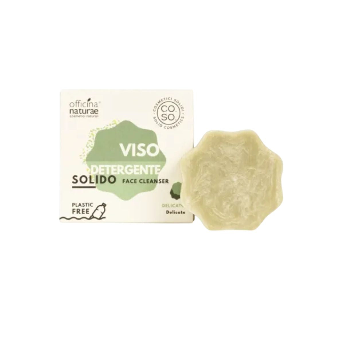 Zachte vaste gezichtsreiniger zonder residu 64 g Ecologisch Officina Naturae
